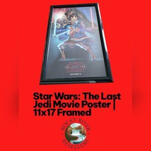 Star Wars: The Last Jedi Movie Poster | 11x17 Framed | Artist: Kaz Oomori | RRR